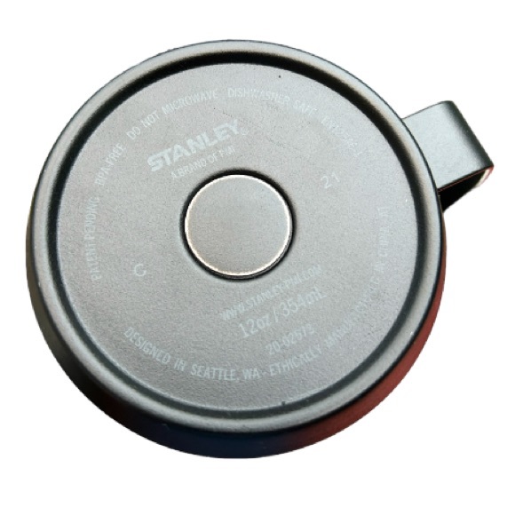 Stanley stainless steel coffee/tea cup/mug black 12oz Vacuum sealed - Picture 5 of 5